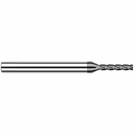 HARVEY TOOL 0.1875 in. 3/16 Cutter dia. x 1 in. 1  Carbide Square End Mill, 4 Flutes, CVD dia.mond 4m 741912